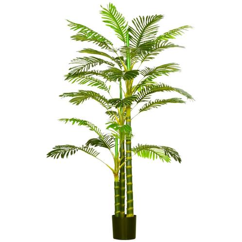 TRUUSK Kunstmatige Palm 190 Cm Kunstplant, Plastic Kunstmati, Huis en Inrichting, Woonaccessoires | Kunstplanten en Kunstbloemen