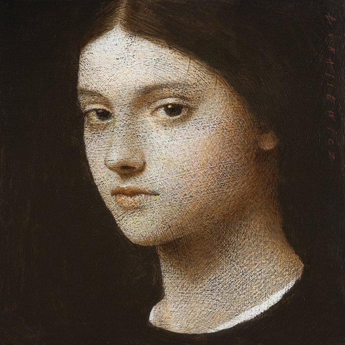 Michal Lukasiewicz - Study of Young Woman XII, Antiek en Kunst, Kunst | Schilderijen | Modern