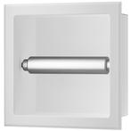 Xellanz Rocko Toiletrolhouder zonder Klep - Inbouw - Mat Wit, Ophalen of Verzenden, Nieuw