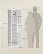 Hoge Badkamer Opbergkast met Verlichting en Planken, Verzenden, Nieuw