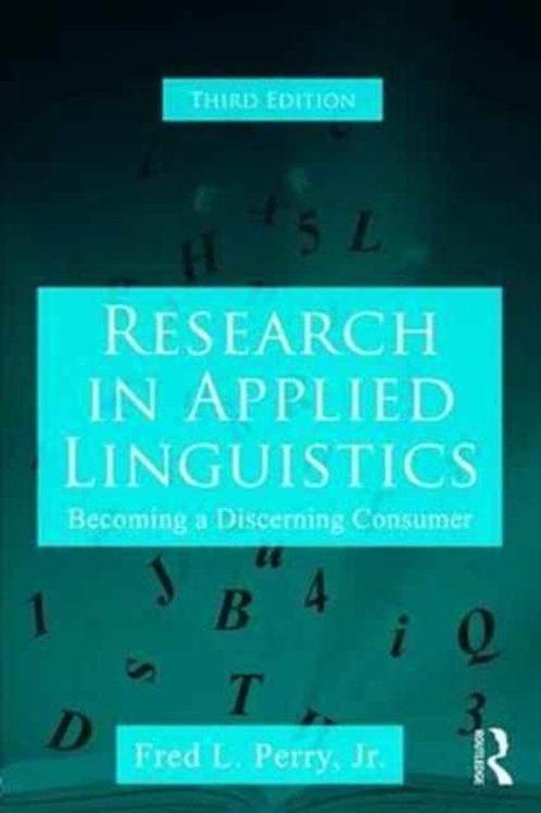 9781138227767 Research in Applied Linguistics, Boeken, Studieboeken en Cursussen, Nieuw, Verzenden
