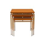 Salontafel Set | Vintage | Retro | Teak |  4051, Ophalen of Verzenden, Zo goed als nieuw, Teakhout, Mid-Century