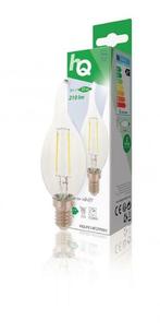 Vlam Retro filament LED-lamp E14 2 watt 210 lumen 2700 kelvi, Nieuw, Ophalen of Verzenden, Metaal