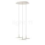Vibia Skan Hanglamp LED 3-lichts, beige - casambi, Verzenden, Nieuw