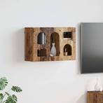 vidaXL Hangkast met plank Oudhout 60 x 20 x 40 cm Bewerkt, Verzenden, Nieuw