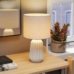 TRUUSK Tafellamp - Bureaulamp - Nachtkastlamp Met Linnenkap, Huis en Inrichting, Lampen | Hanglampen, Verzenden, Nieuw