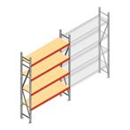 Deels gebruikte grootvakstelling AR 2000x1610x500 mm (hxbxd)