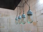 Plafondlamp (4) - Vintagelampen in industriële stijl - Glas,