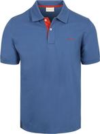 Gant Contrast Piqué Poloshirt Vintage Blauw maat 3XL Heren, GANT, Nieuw, Overige maten, Verzenden