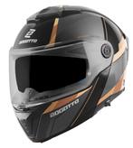 Bogotto FF404 Ezion Zwart Bruin Systeemhelm, Motoren, Systeemhelm, XXL, Nieuw met kaartje, Overige merken