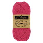 Scheepjes Catona 50g - 413 Cherry, Ophalen of Verzenden, Nieuw, Breien of Haken, Wol of Garen