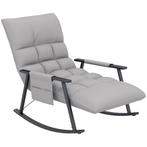 TRUUSK Schommelstoel Relaxfauteuil Met Voetensteun, Verstelb, Huis en Inrichting, Fauteuils, Verzenden, Nieuw