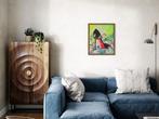 Natalia Revelles - Bird among flowers, Antiek en Kunst