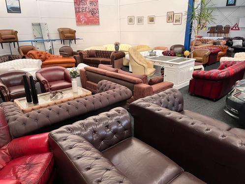 Chesterfield Maarssen !!! Groot aantal Banken + Fauteuils, Huis en Inrichting, Banken | Complete zithoeken, Zo goed als nieuw