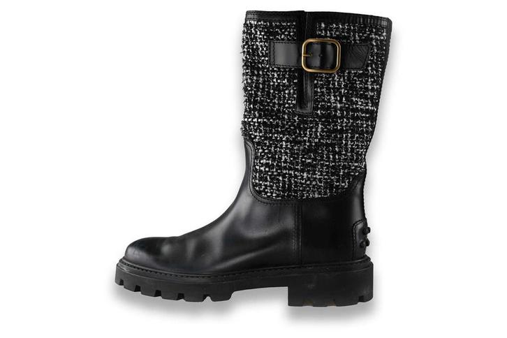 Tods Laarzen in maat 38 Zwart | 10% korting, Kleding | Dames, Schoenen, Zwart, Zo goed als nieuw, Hoge laarzen, Verzenden