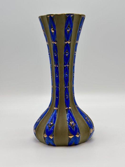 Julius Dressler Biela - Julius Dressler - Vaas - Forme 7297, Antiek en Kunst, Antiek | Glas en Kristal