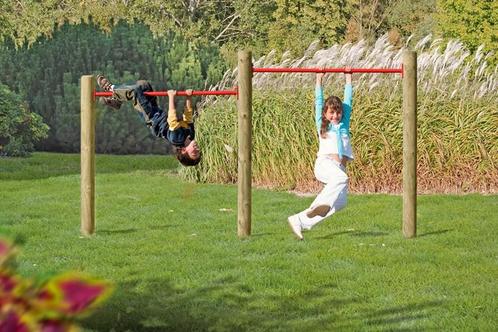 Houten Duikelrek Dubbel BK, Kinderen en Baby's, Speelgoed | Buiten | Speeltoestellen, Nieuw, Ophalen of Verzenden
