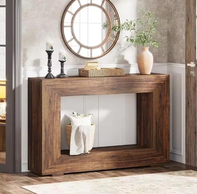 Opbergtafel hal/entree met planken en lade – smal design, Antiek en Kunst, Antiek | Meubels | Tafels, Verzenden