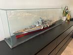 Bismarck met vitrine 1:200 - Modelschip - Duits slagschip, Nieuw