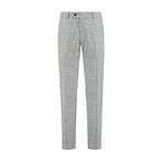 GENTS - Pantalon ruit lichtgrijs - 28, Kleding | Heren, Kostuums en Colberts, Verzenden, Nieuw