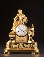 Figurale pendule Empire - Ormolo - 1800-1850, Antiek en Kunst, Antiek | Klokken