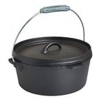 Dutch Oven | Cast Iron | Ø 28 x 13 cm (8 liter, Gietijzer), Tuin en Terras, Verzenden, Nieuw, Cast Iron