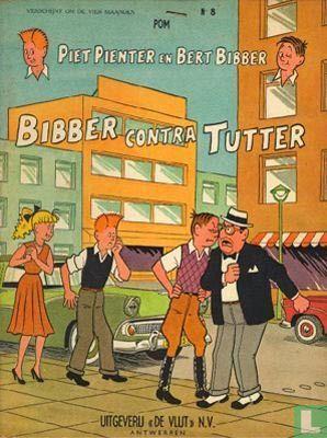 Piet Pienter en Bert Bibber - Bibber contra Tutter - 1958, Boeken, Stripboeken, Gelezen, Eén stripboek, Verzenden
