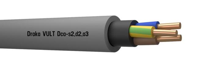 Draka Installatiekabel - YMvK VULT Dca 3x2,5 mm2 - Haspel, Doe-het-zelf en Verbouw, Elektra en Kabels, Nieuw, Ophalen of Verzenden