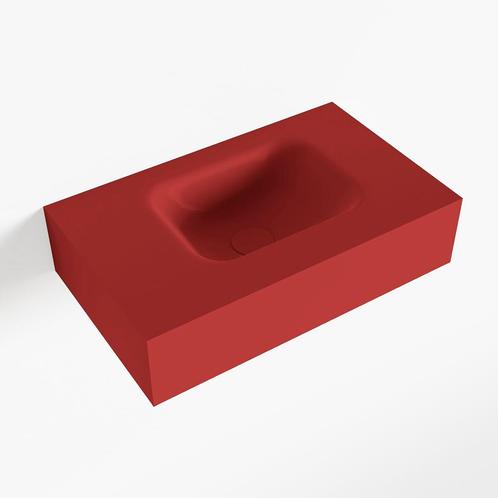 MONDIAZ LEX Fire vrijhangende solid surface wastafel 50cm., Doe-het-zelf en Verbouw, Sanitair, Overige typen, Nieuw, Ophalen of Verzenden