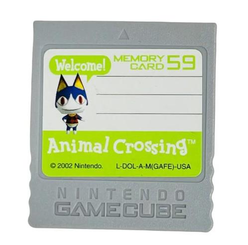Animal Crossing Memory Card 59 blocks, Spelcomputers en Games, Spelcomputers | Nintendo GameCube, Zo goed als nieuw, Ophalen of Verzenden