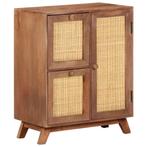 vidaXL Dressoir 60x35x75 cm massief mangohout, Huis en Inrichting, Verzenden, Nieuw, 50 tot 100 cm, 25 tot 50 cm