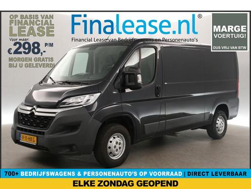 Citroën Jumper 33 2.0 BlueHDi L2H1 Marge Airco Camera €298pm, Auto's, Bestelauto's, Lease, Handgeschakeld, Diesel, Citroën, Zwart