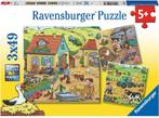 Op de Boerderij Puzzel (3x49 stukjes) | Ravensburger -, Verzenden, Nieuw