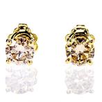 Zonder minimumprijs - Oorbellen - 14 karaat Geel goud -, Sieraden, Tassen en Uiterlijk, Oorbellen, Nieuw