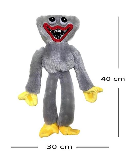 Poppy Playtime - Huggy Wuggy Knuffel 40cm - Grijs, Audio, Tv en Foto, Overige Audio, Tv en Foto, Nieuw, Verzenden