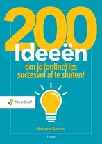 Boek 200 ideeën om je (online) les succesvol af te sluiten!, Verzenden, Zo goed als nieuw