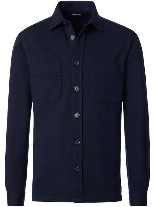 Casa Moda Casual Outdoor Overhemdjack 454383200-105 Blauw, Kleding | Heren, Overhemden, Blauw, Nieuw, Verzenden