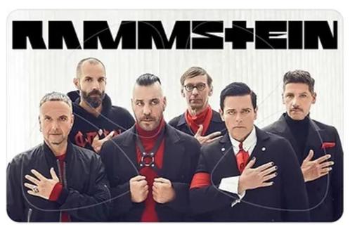 Rammstein - Pikcard met 4 plectrums officiële merchandise, Verzamelen, Muziek, Artiesten en Beroemdheden, Instrument of Toebehoren
