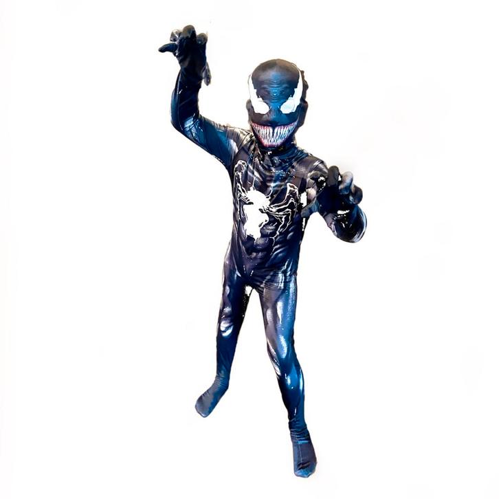 Venom - 146-152 (10-11 Jaar) - Verkleedkleding, Kinderen en Baby's, Carnavalskleding en Verkleedspullen, Nieuw, Ophalen of Verzenden