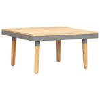 vidaXL Tuintafel 60x60x31,5 cm massief acaciahout, 50 tot 100 cm, Verzenden, Nieuw, 50 tot 100 cm