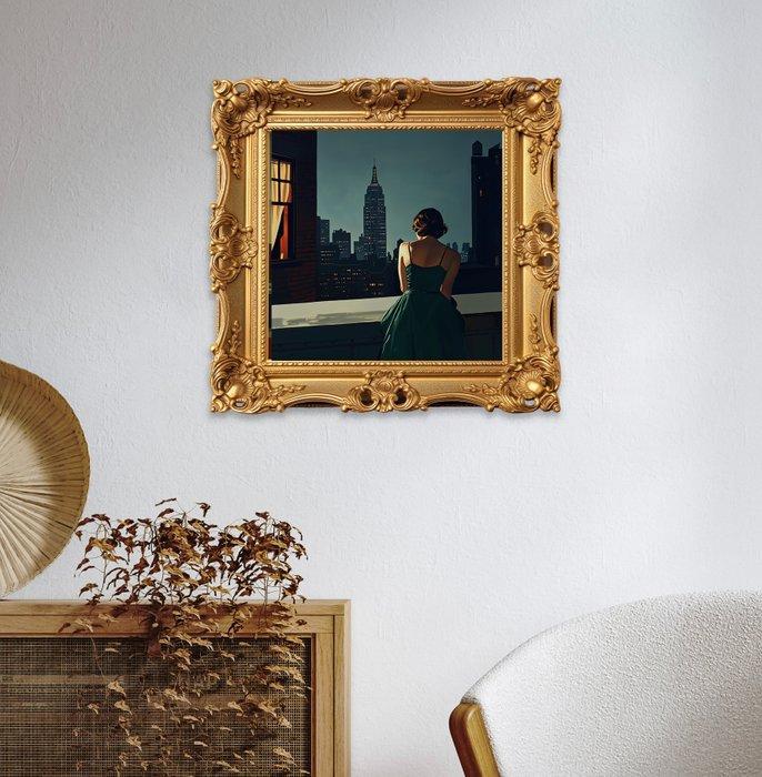 Le Yack - Une nuit a Manhattan, Antiek en Kunst, Kunst | Schilderijen | Modern