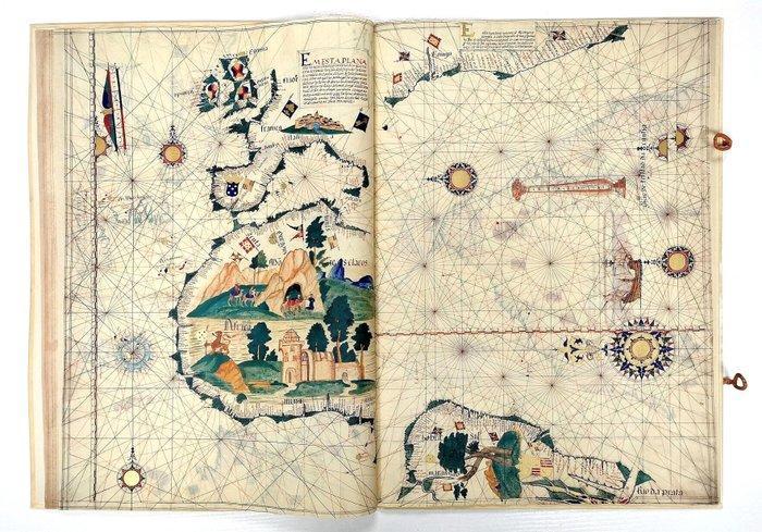 Portugal - Wereldatlas van 1563; Juntanza - Facsimile Atlas, Boeken, Atlassen en Landkaarten