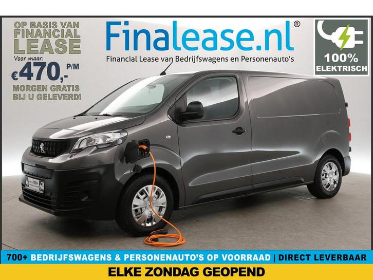 Peugeot e-Expert L2H1 75 kWh SOH 99% Snelladen Elektrisch, Auto's, Bestelauto's, Lease, Automaat, Elektrisch, Zilver of Grijs