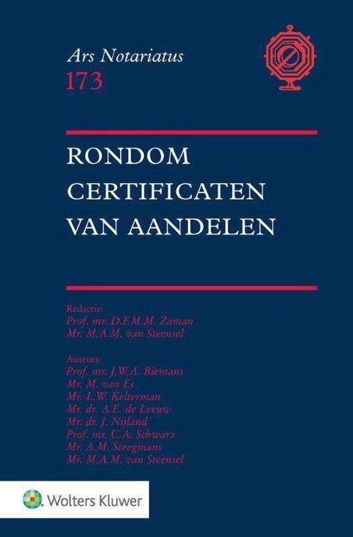 9789013161007 Rondom Certificaten van Aandelen, Boeken, Studieboeken en Cursussen, Zo goed als nieuw, Verzenden
