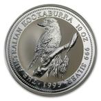 Kookaburra 10 oz 1995, Verzenden, Losse munt, Zilver