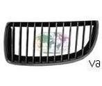 BMW 3 SERIE E90/ E91, 2005-2008 - GRILLE, zwart, chrome c..., Auto-onderdelen, Verzenden, Nieuw, BMW