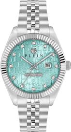 Philipp Plein PWMFA0225 Date Superlative Gent horloge, Overige merken, Staal, Verzenden, Polshorloge