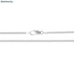925 Zilveren slang ketting 45 cm 1.5 mm, Verzenden, Nieuw, Zilver
