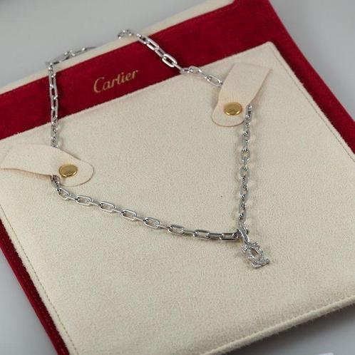 Cartier - Ketting - Spartacus Chain + Double Charm Logo, Sieraden, Tassen en Uiterlijk, Antieke sieraden