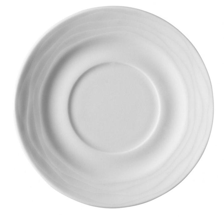 GGM Gastro | (6 stuks) SEA WAVE - Koffie-/ thee schotel - |, Huis en Inrichting, Keuken | Bestek, Nieuw, Verzenden